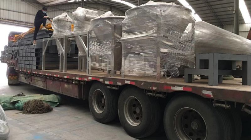 投料、配料、混合、篩分生產線發貨現場